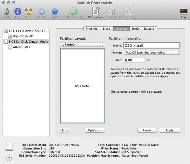 Create mac bootable usb from windows